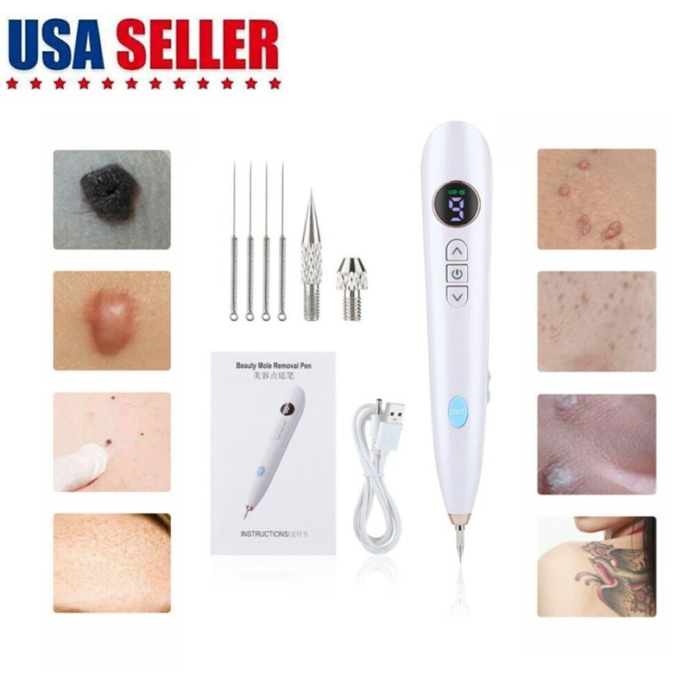 9 level Laser Plasma Pen Mole Removal Dark Spot Skin Tag Tattoo Wart Remover Pen