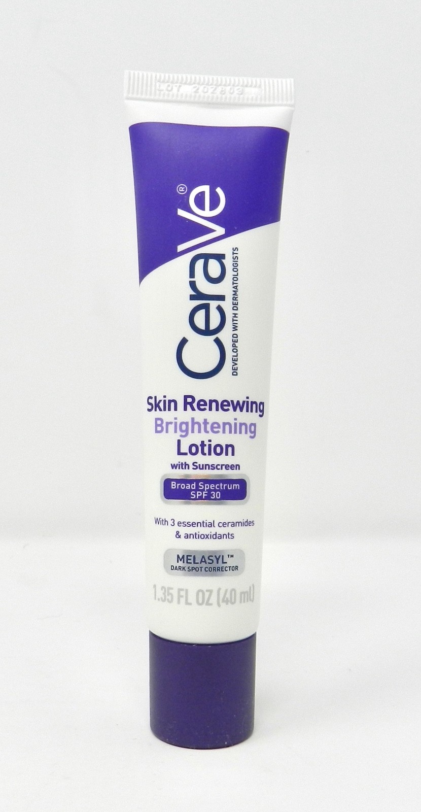 CeraVe Skin Renewing Brightening Lotion + Nightly Exfoliating Treatment Set of 2
