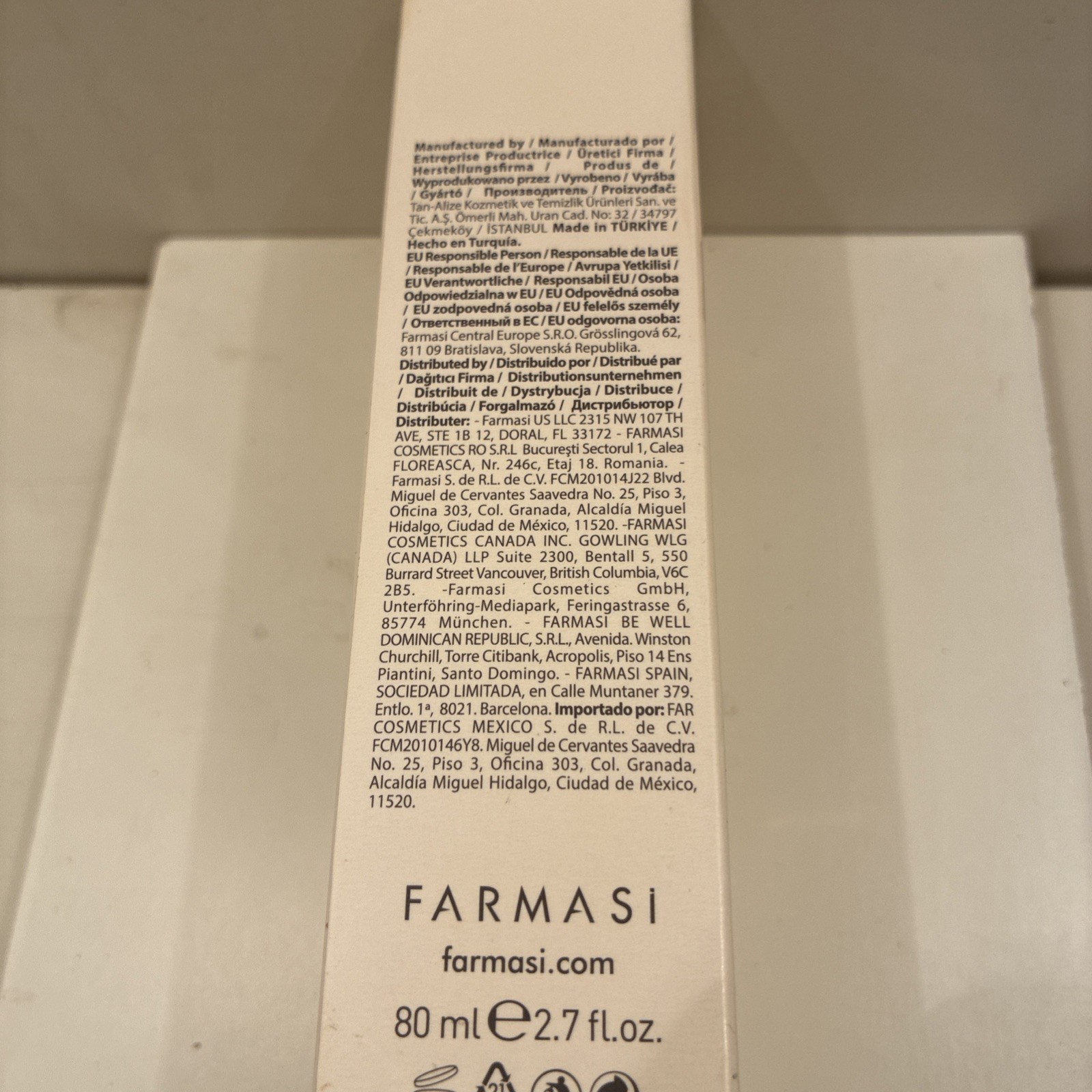Farmasi, Dr C Tuna Age Reversist skin care products