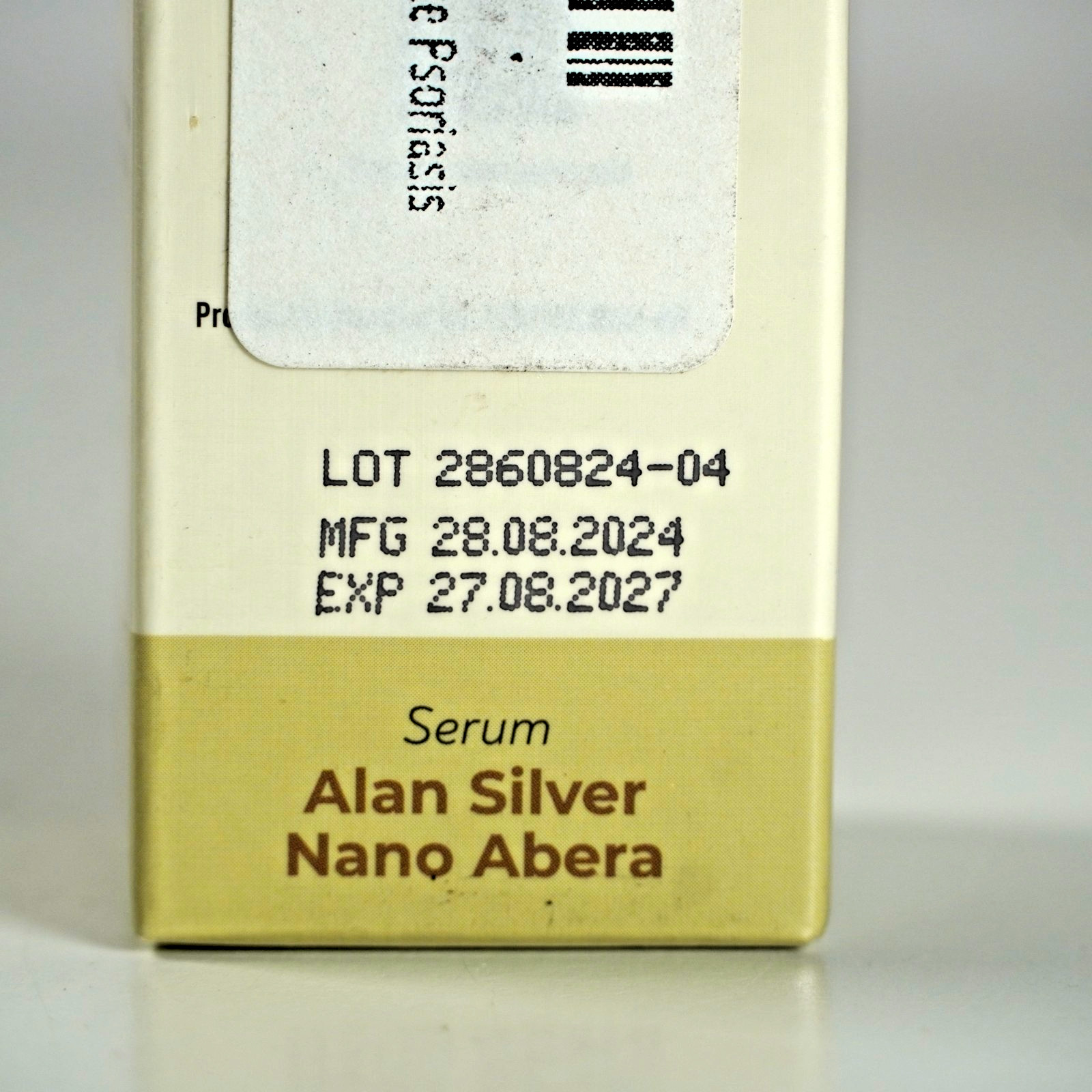 ABERA Alan Silver Nano Abera Dermatitis Serum 1.06 fl oz New Sealed EXP 08/27