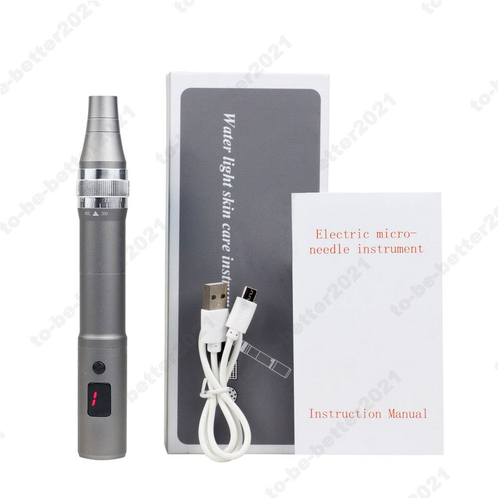 Professional Electric Wireless Microneedling Nano Pen with 10pcs Cartridges Kit