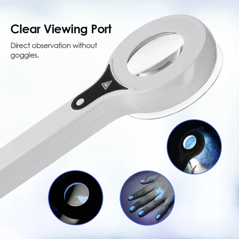 Skin Analyzer for Skin UV Magnifying for Beauty Facial Testing Wood Lamp Light
