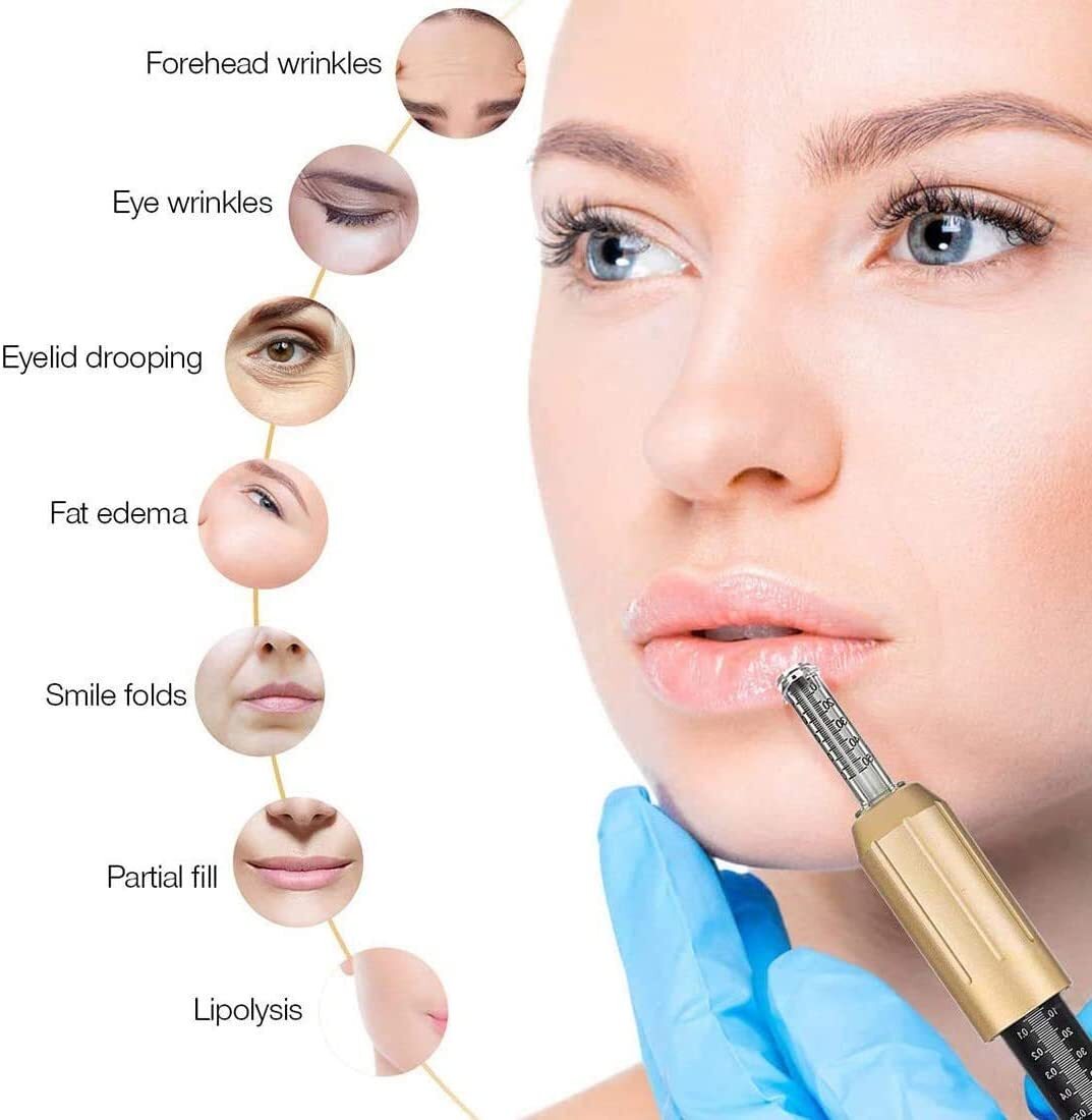 2 in 1 Stretch Marks Removal Pen Two Head with Disposable 0.3ml & 0.5ml Tubes