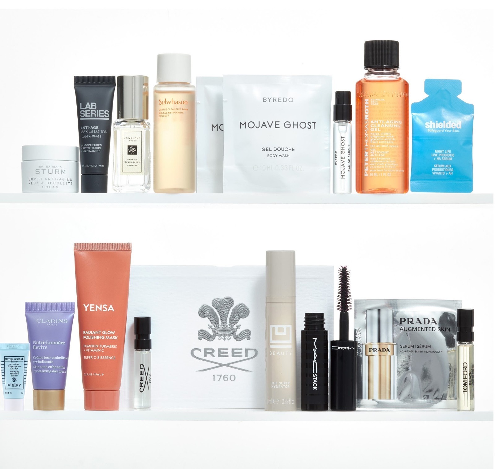 Nordstrom Feb 25 Creed Sturm Jo Malone Tom Ford Byredo Clarins MAC Prada Sisley