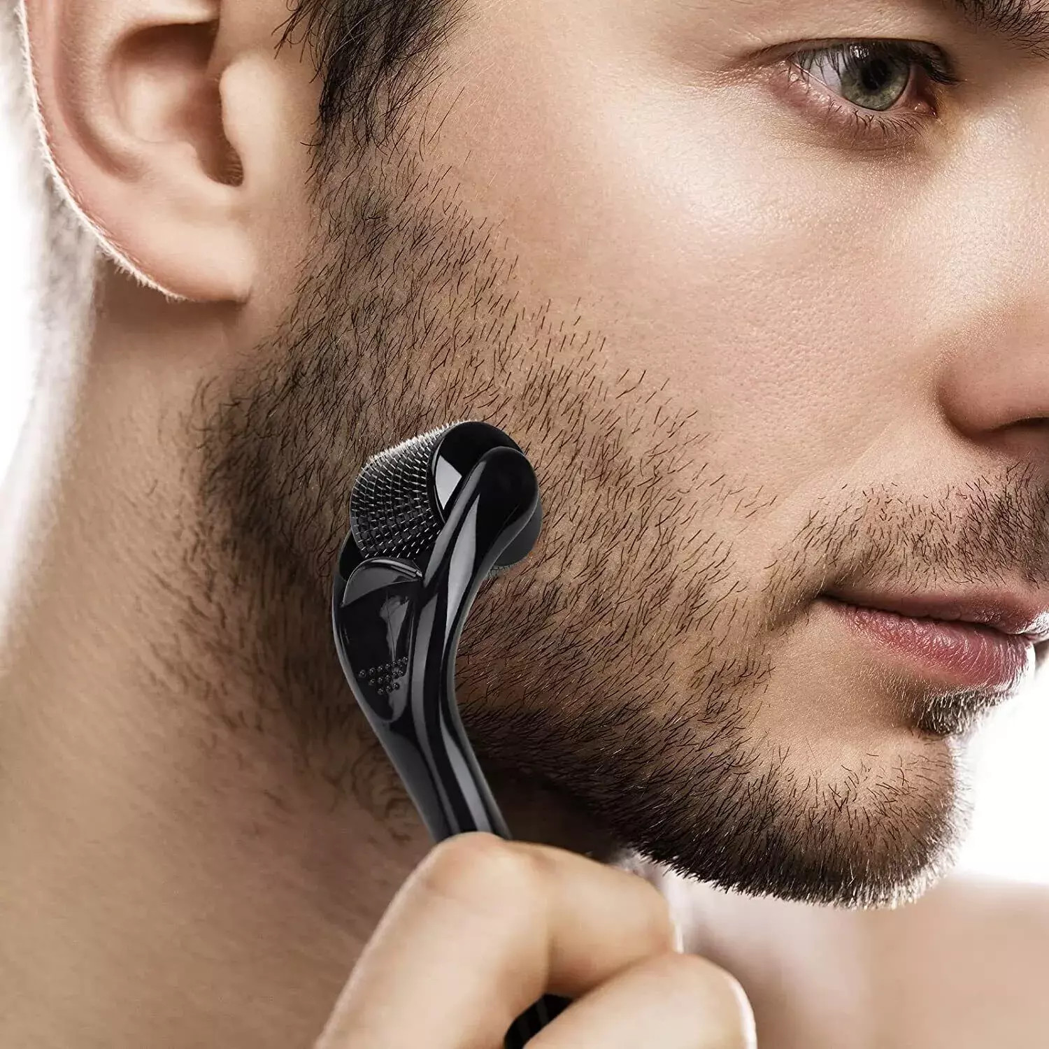 Beard Derma Roller For Hair Loss Beard Growth 0.25MM Titanium Derma Roller micro