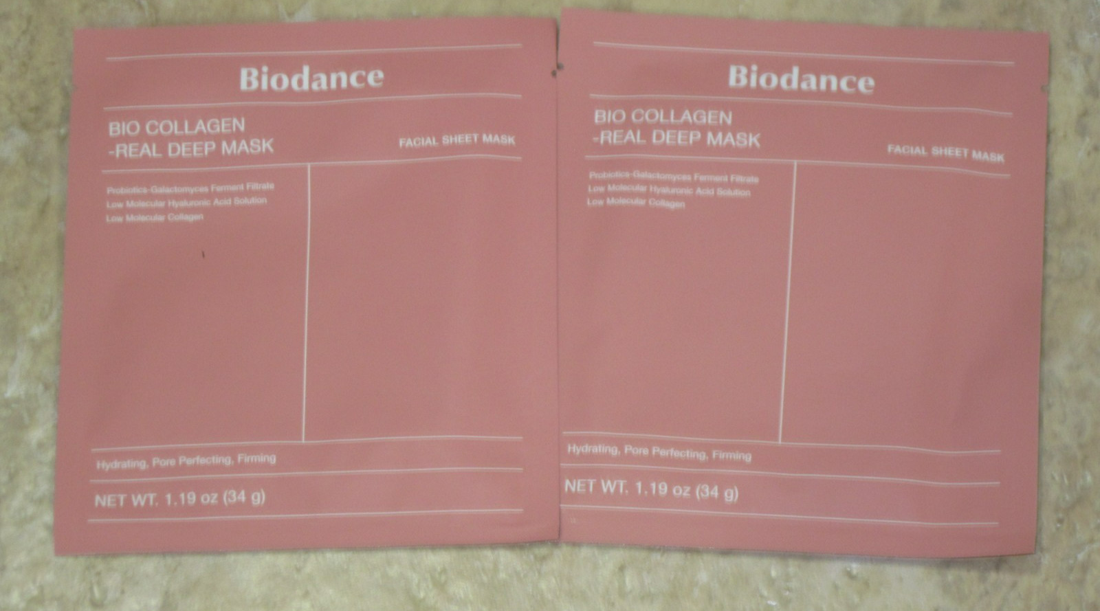 Biodance Bio-Collagen Real Deep Korean Overnight Hydrogel Sheet Mask LOT of 2 ++