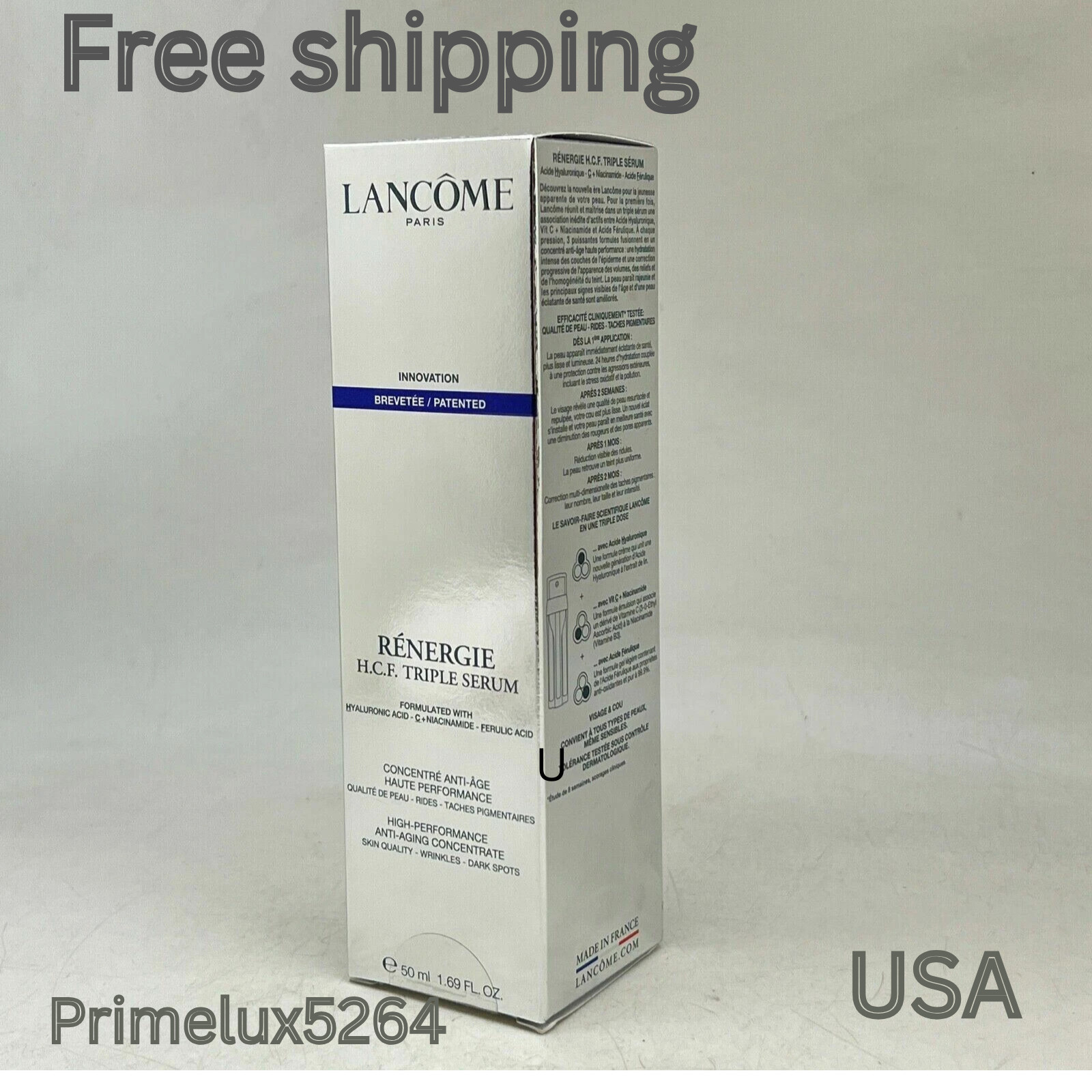 Lancome Renergie HCF Triple Serum 50ml 1.69oz Full Size New Sealed Box