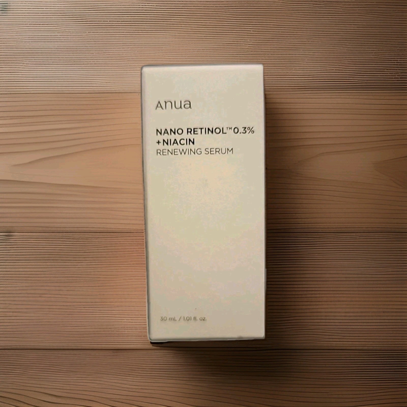 SEALED ANUA Nano Retinol 0.3% + Niacin Renewing Serum – 1.01 Fl Oz, Exp 10/24/25