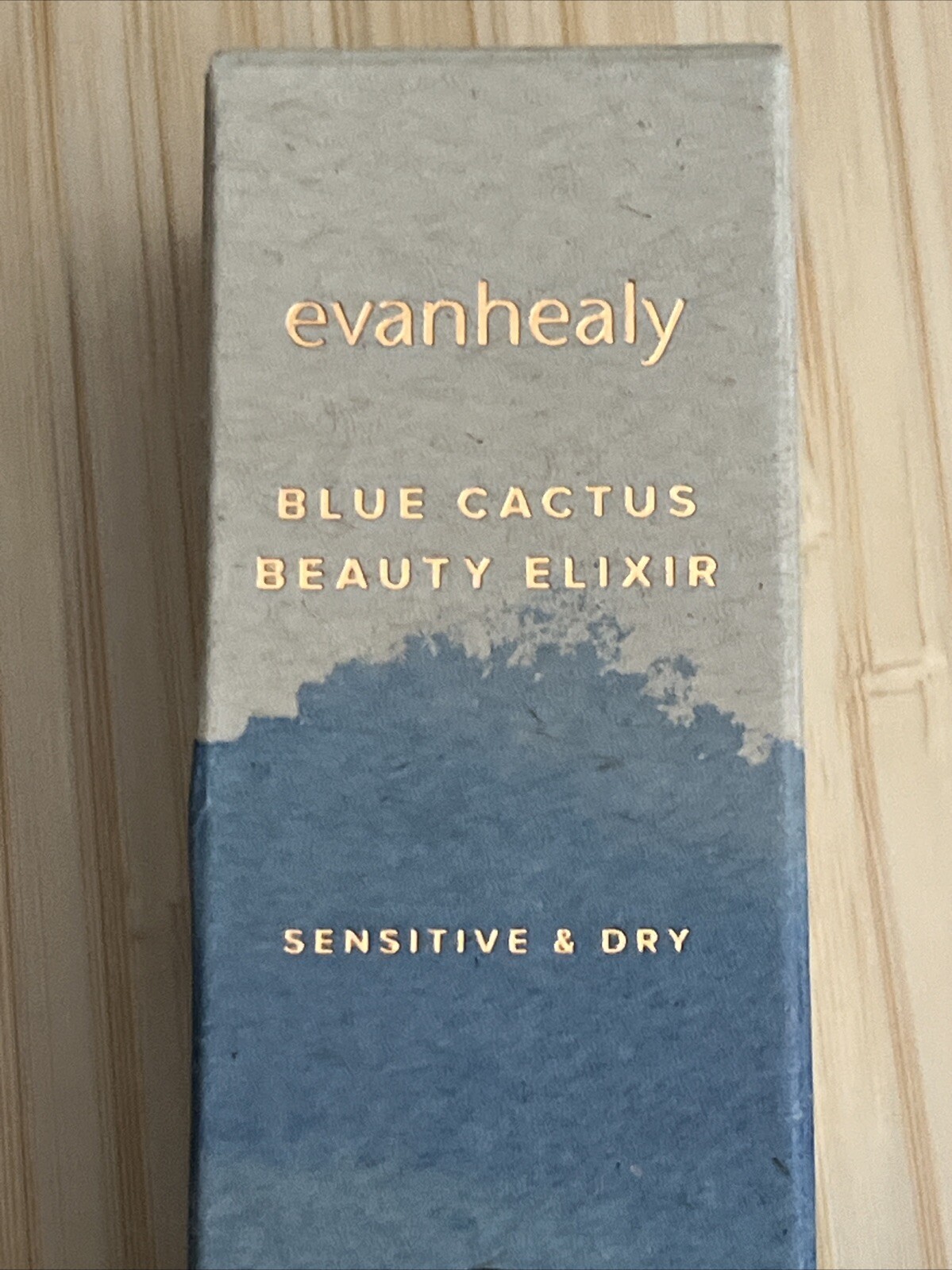 EVANHEALY BLUE CACTUS BEAUTY ELIXIR FOR SENSITIVE & DRY SKIN 0.5 FL. OZ. NIB