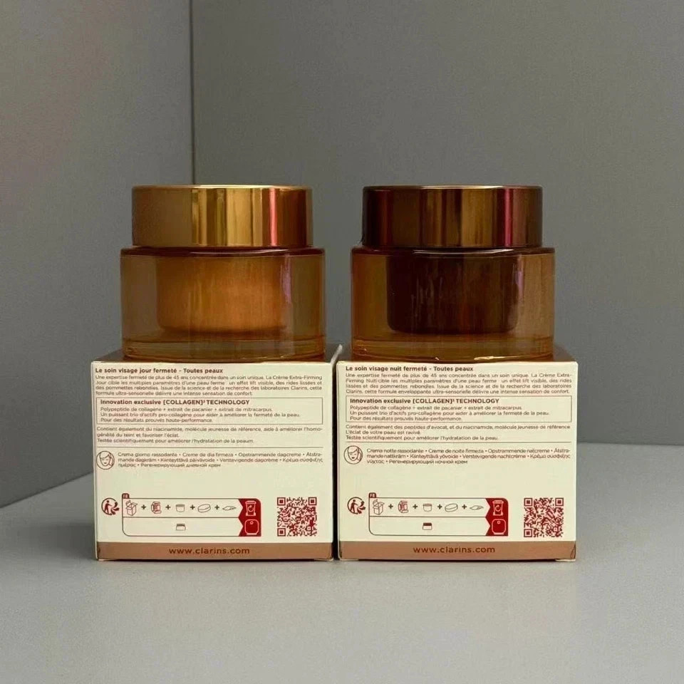 New Clarins Extra Firming Day & Night Partners Firm Lift 50ml x2