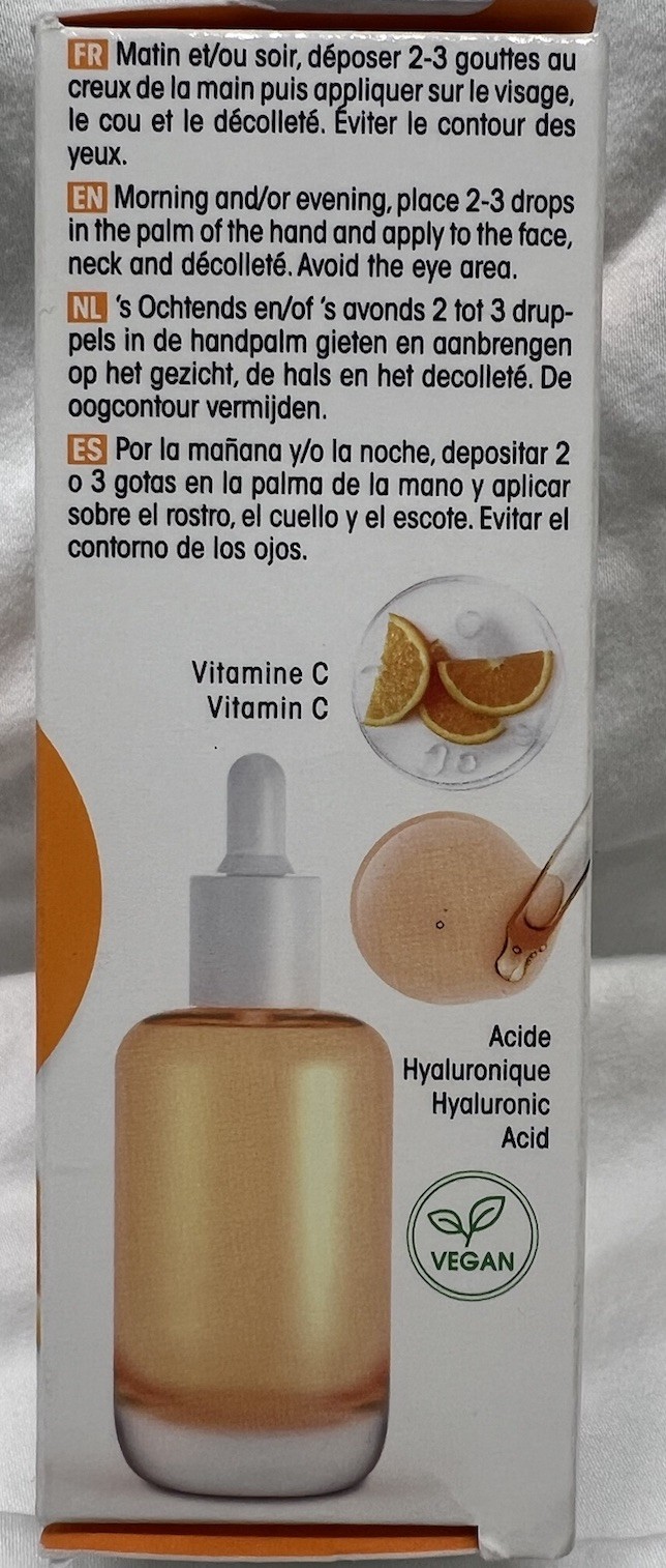 Evoluderm Vitamin C Serum with Orange Extract & Hyaluronic Acid 1.05 fl oz Vegan