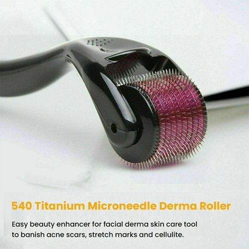 Derma Roller For Hair Loss Beard Growth 540 1.0mm Microneedle Dermaroller