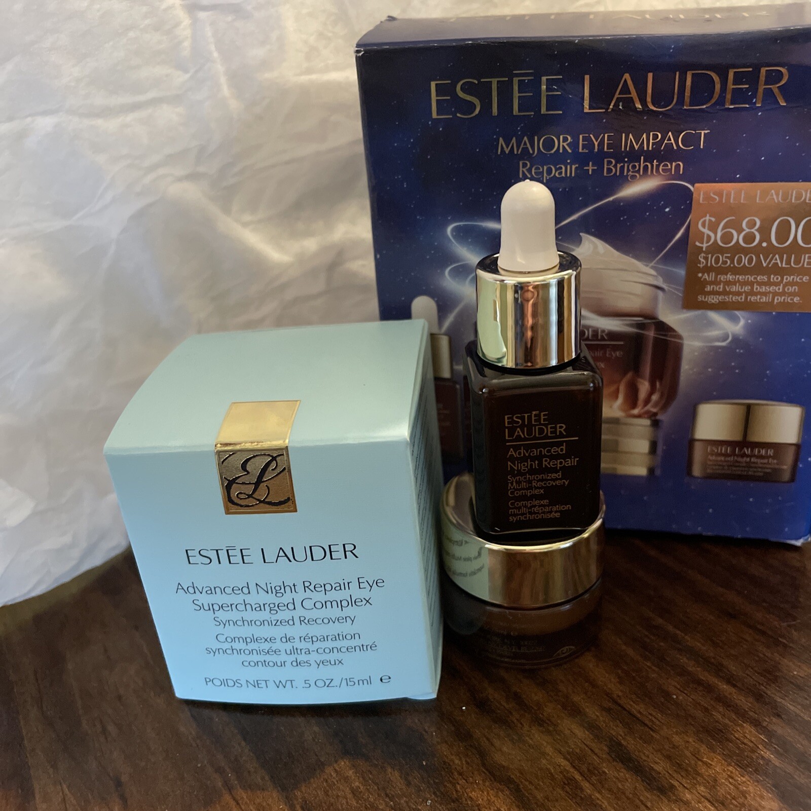 Estēe Lauder Major Eye Impact Repair + Brighten Full Size New Box Value $105