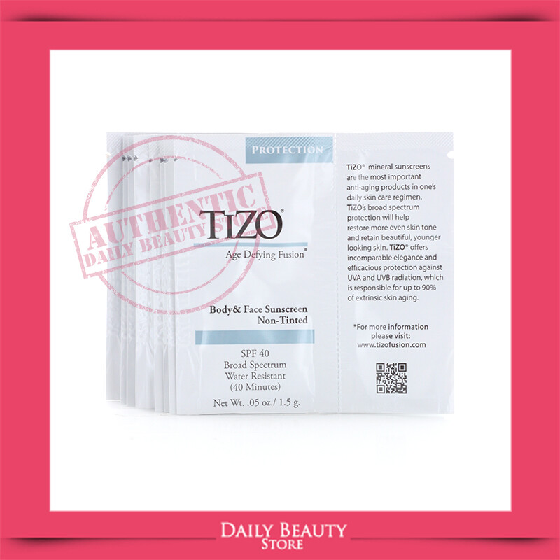 Tizo Ultra Zinc Non-Tinted SPF40 5 Samples BRAND NEW
