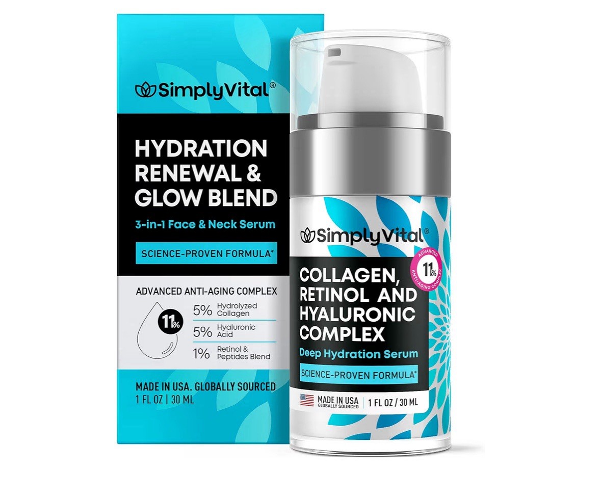 Moisturizer for Neck & Décolleté – With Collagen, Retinol, Peptides & Hyaluro…