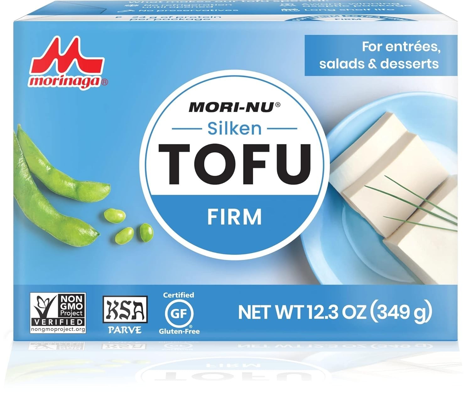 Mori Nu Firm Tofu (12.3oz) – Perfect for Culinary Adventures in Asian Cuisine