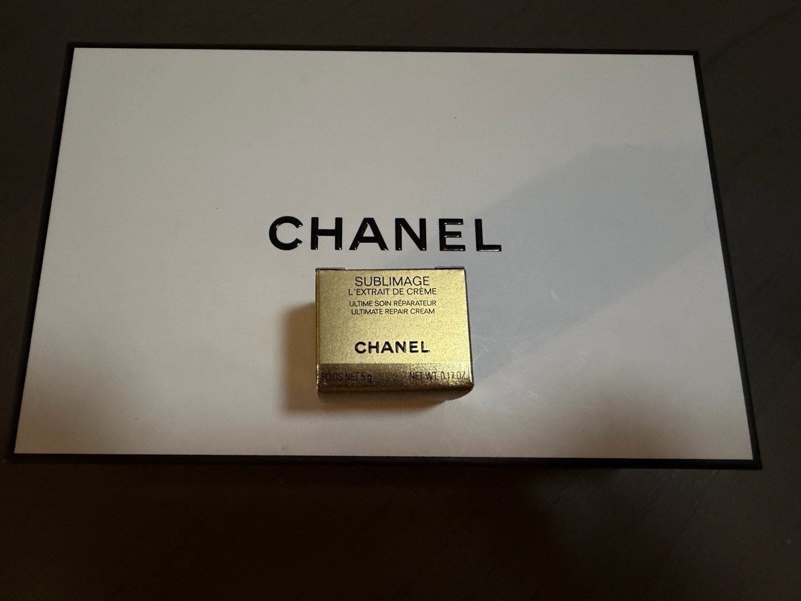 CHANEL SUBLIMAGE L’EXTRAIT DE CRÈME Cream MINI Glass 5 g .17 oz Travel BC 0401