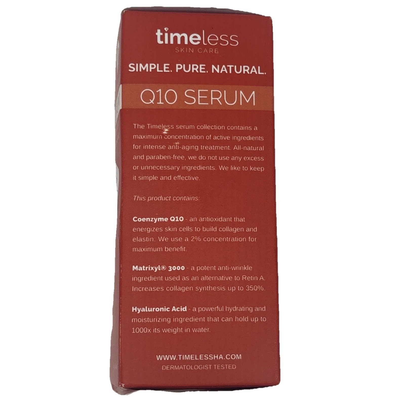 Timeless Skin Care Coenzyme Q10 Serum 1 Oz