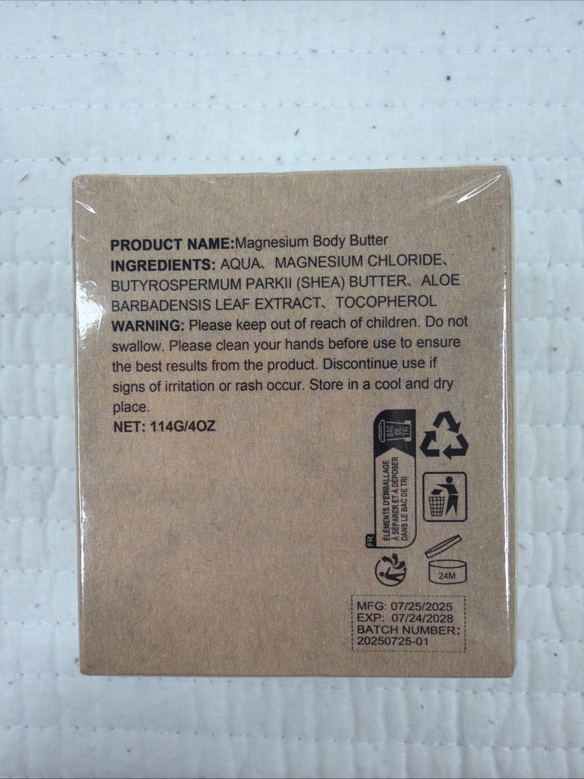 OASIS Wood Sleep Magnesium Body Butter 114G / 4 Oz – New & Sealed