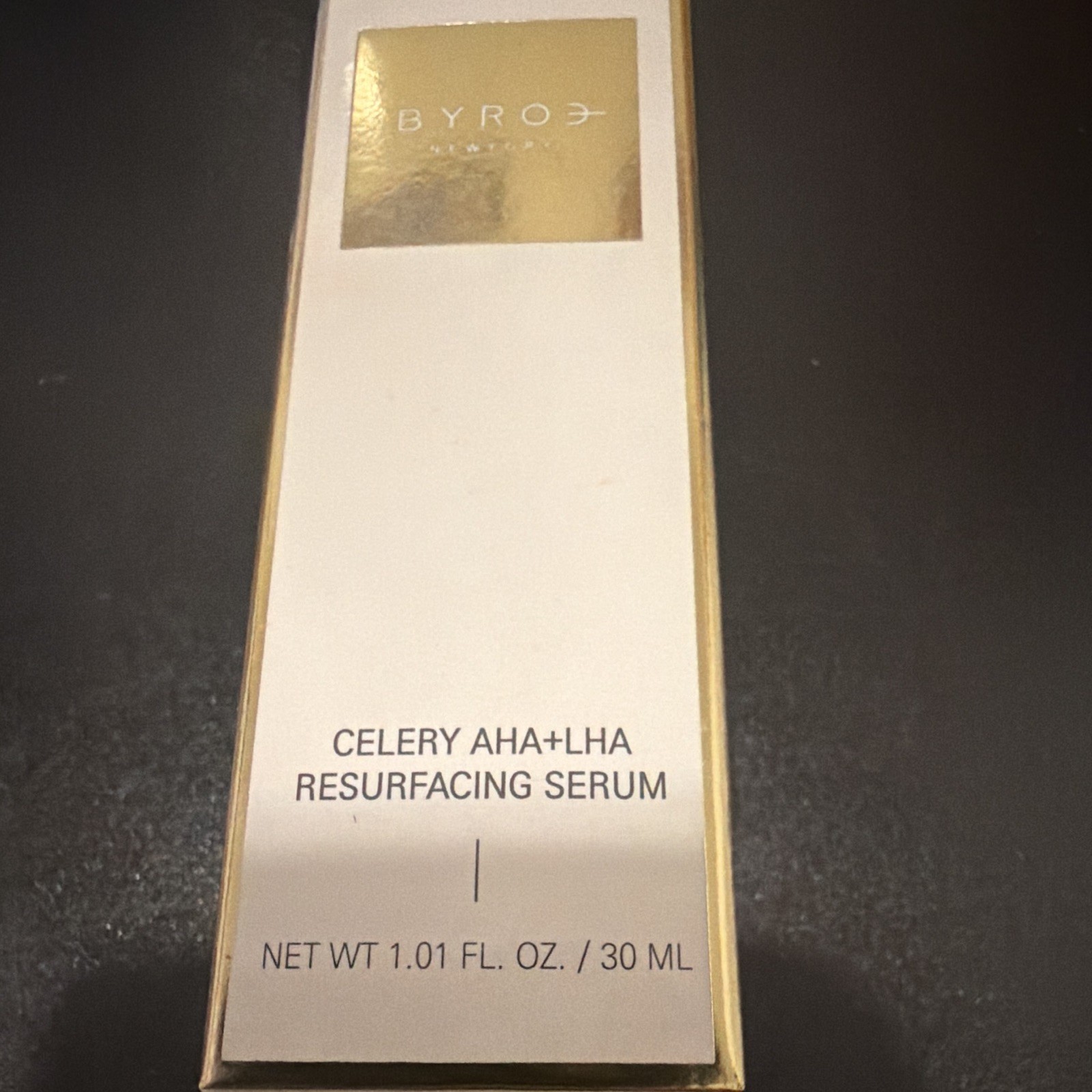 BYROE New York Celery AHA+LHA Resurfacing Serum Vegan Face/Neck 1.01oz