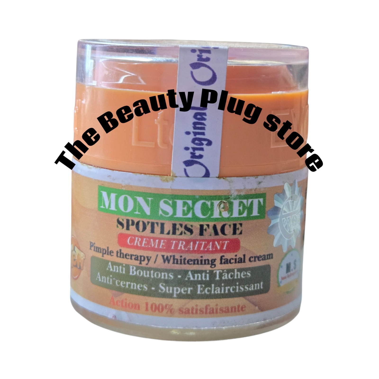X 1 Jar Mon Secret Spotless Moisturizing Face Cream. 50g. NOTE JAR IS NOT FULL!✅
