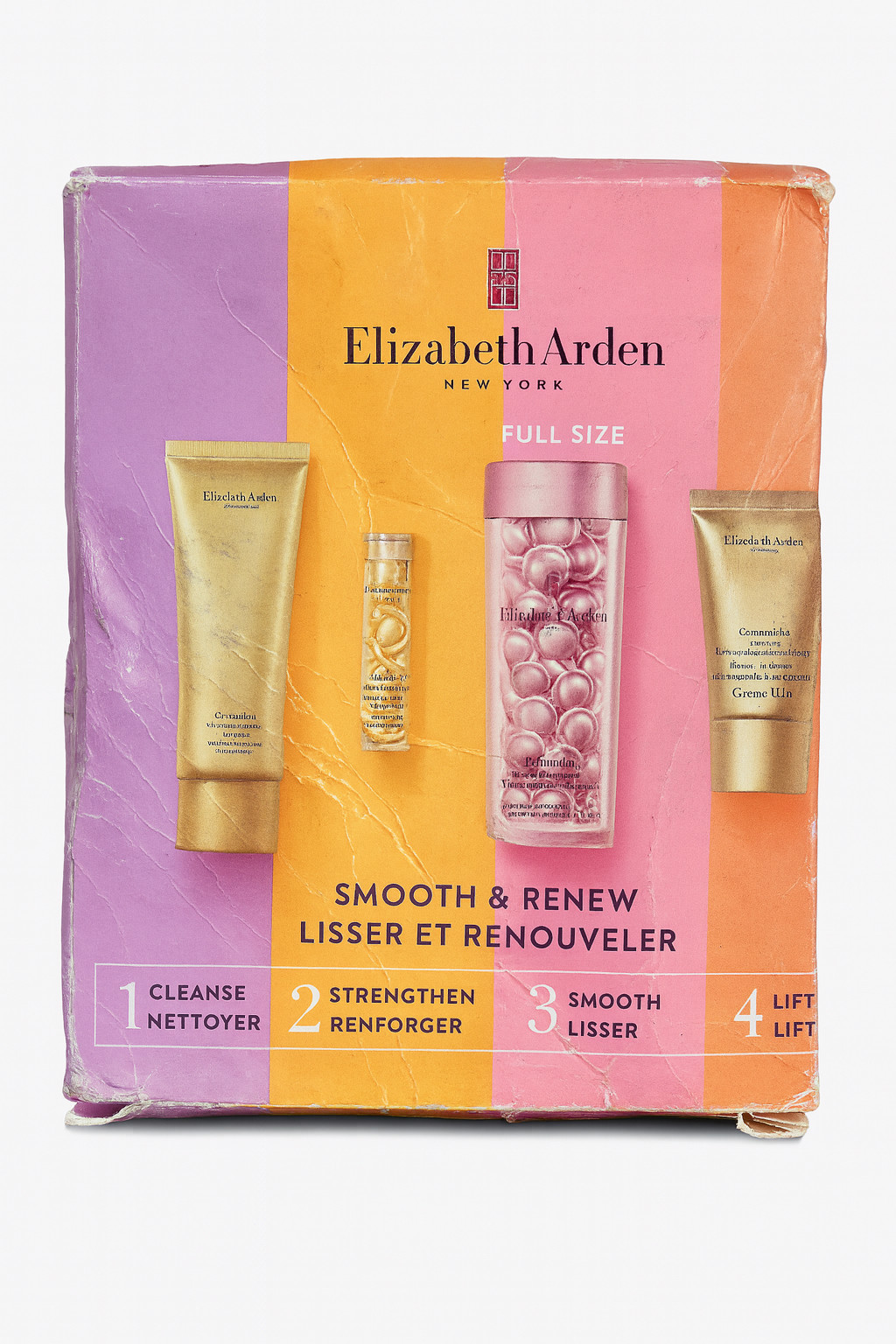 Elizabeth Arden Smooth & Renew Retinol + Ceramide 4-Piece Gift Set | Damaged Box