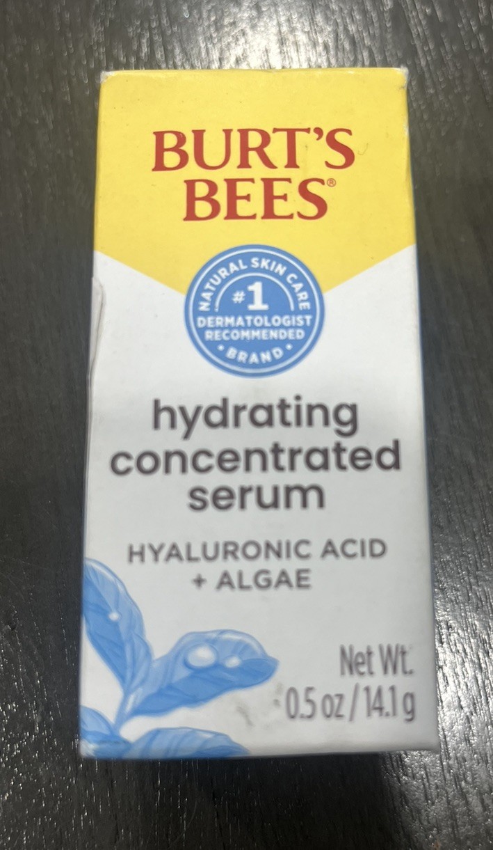 Burt’s Bees Hydrating Concentrated Serum with Hyaluronic Acid + Algae – 0.5 oz.
