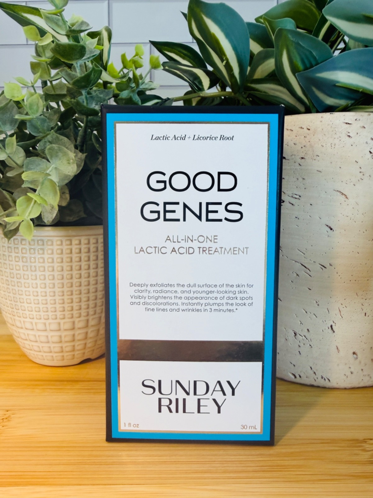 $140 Sunday Riley Good Genes All-In-One Lactic Acid Treatment Anti Aging Serum