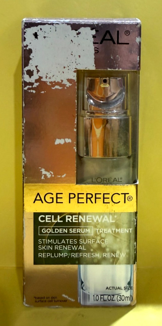 L’Oreal Paris Age Perfect Cell Renewal Golden Serum Treatment 1 oz No Date Dmg