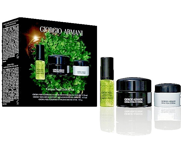 Giorgio Armani CREMA NERA Travel Set ANTI-AGING eye cream concentrate