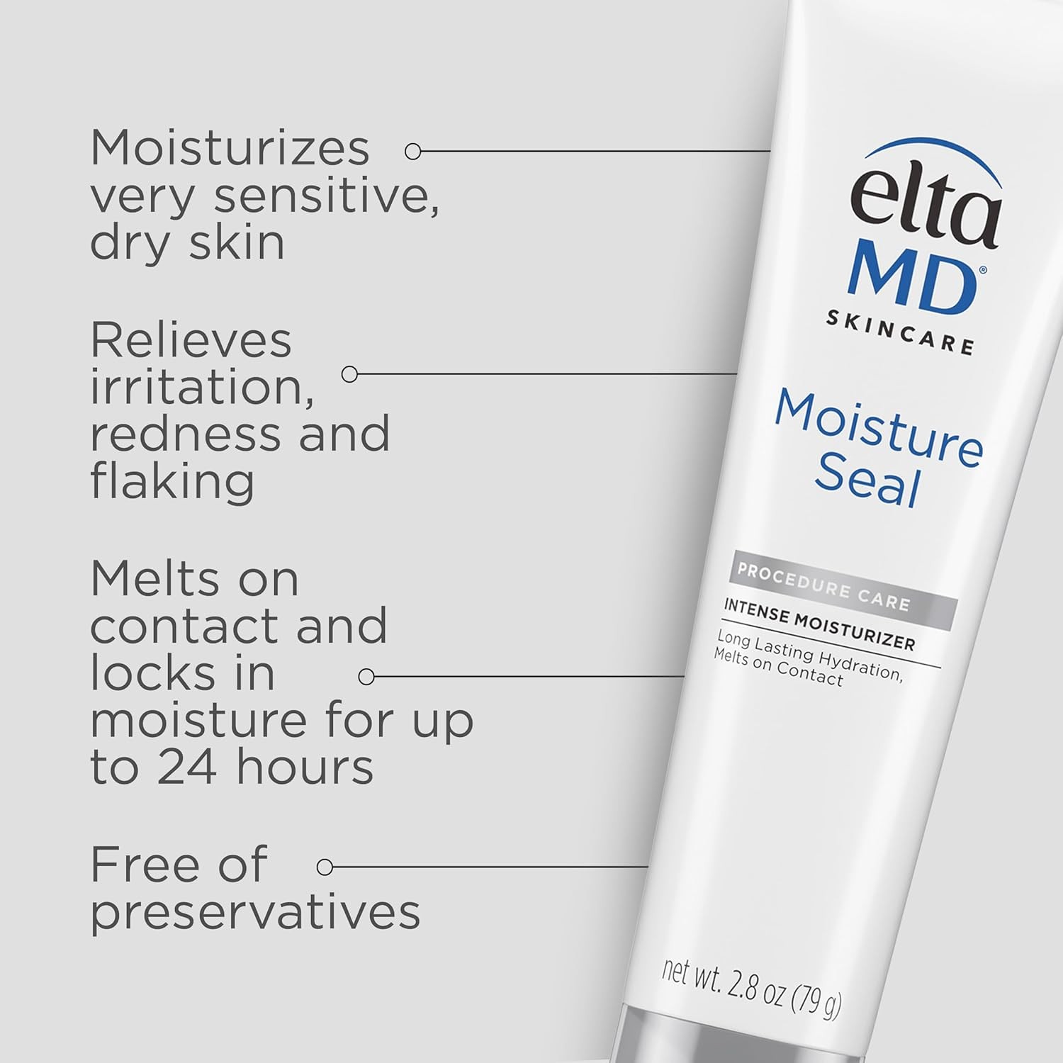 Elta MD Moisture Seal Intense Moisturizer 79g 2.8oz NEW FAST SHIP