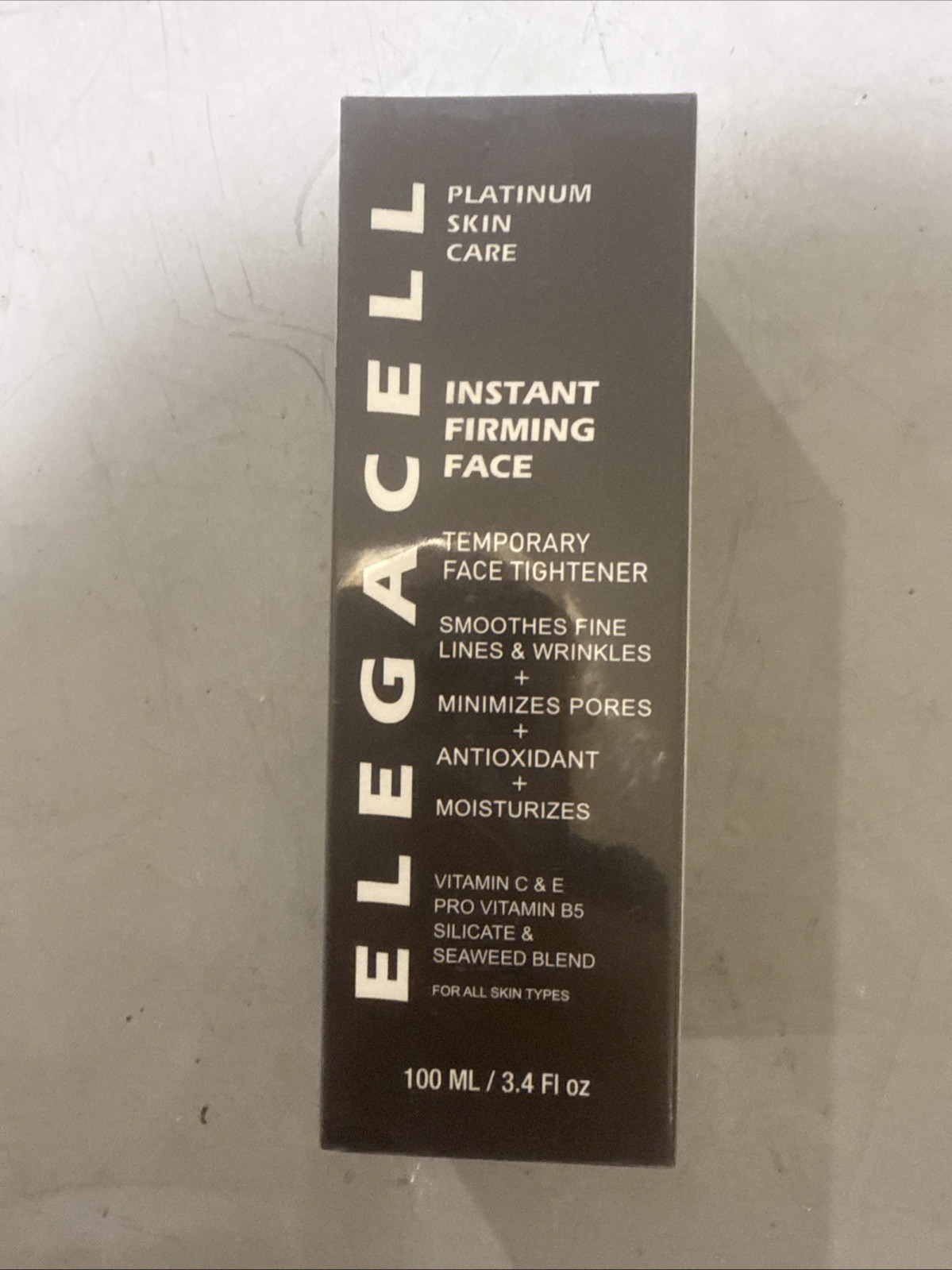 Elegacell Platinum Skin Care Instant Firming Face Temporary Face Tightener 100ml