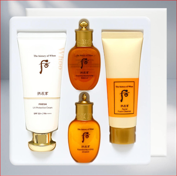 The History of Whoo Gongjinhyang Jinhaeyun Fresh Sun Cream Special Set SPF50+ PA