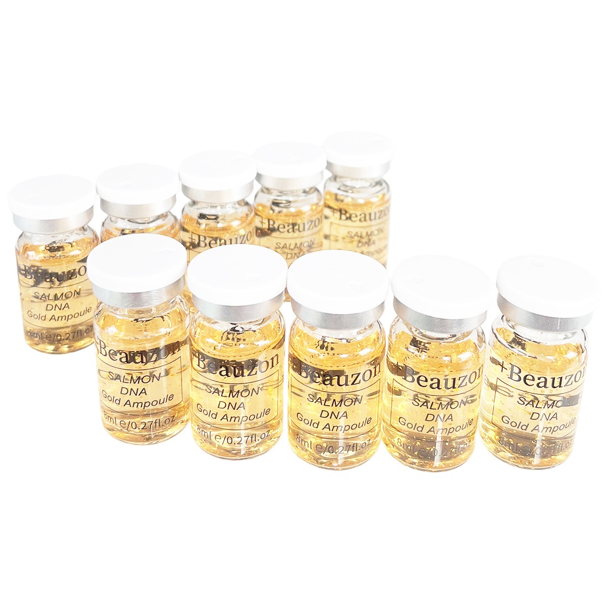 8ml Salmon DNA Gold Ampoule Serum Skin Face Care Moisturizing Essence