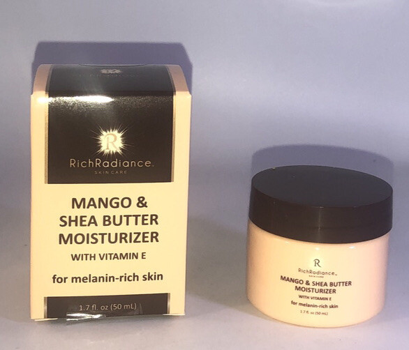 Rich Radiance Skin Care Mango Shea Butter Moisturizer W Vitamin E 1.7oz-SHIP24HR