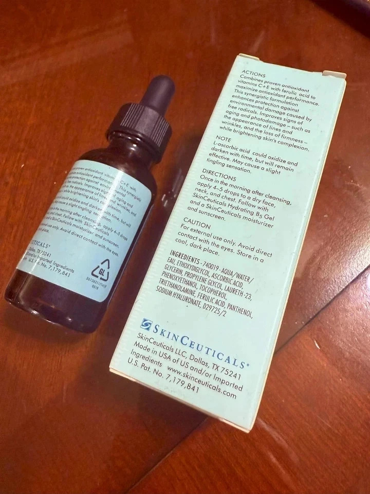 SkinCeuticals C E Ferulic With 15% L-ascorbic Acid Serum – 1 oz EXP 2028 Sealed