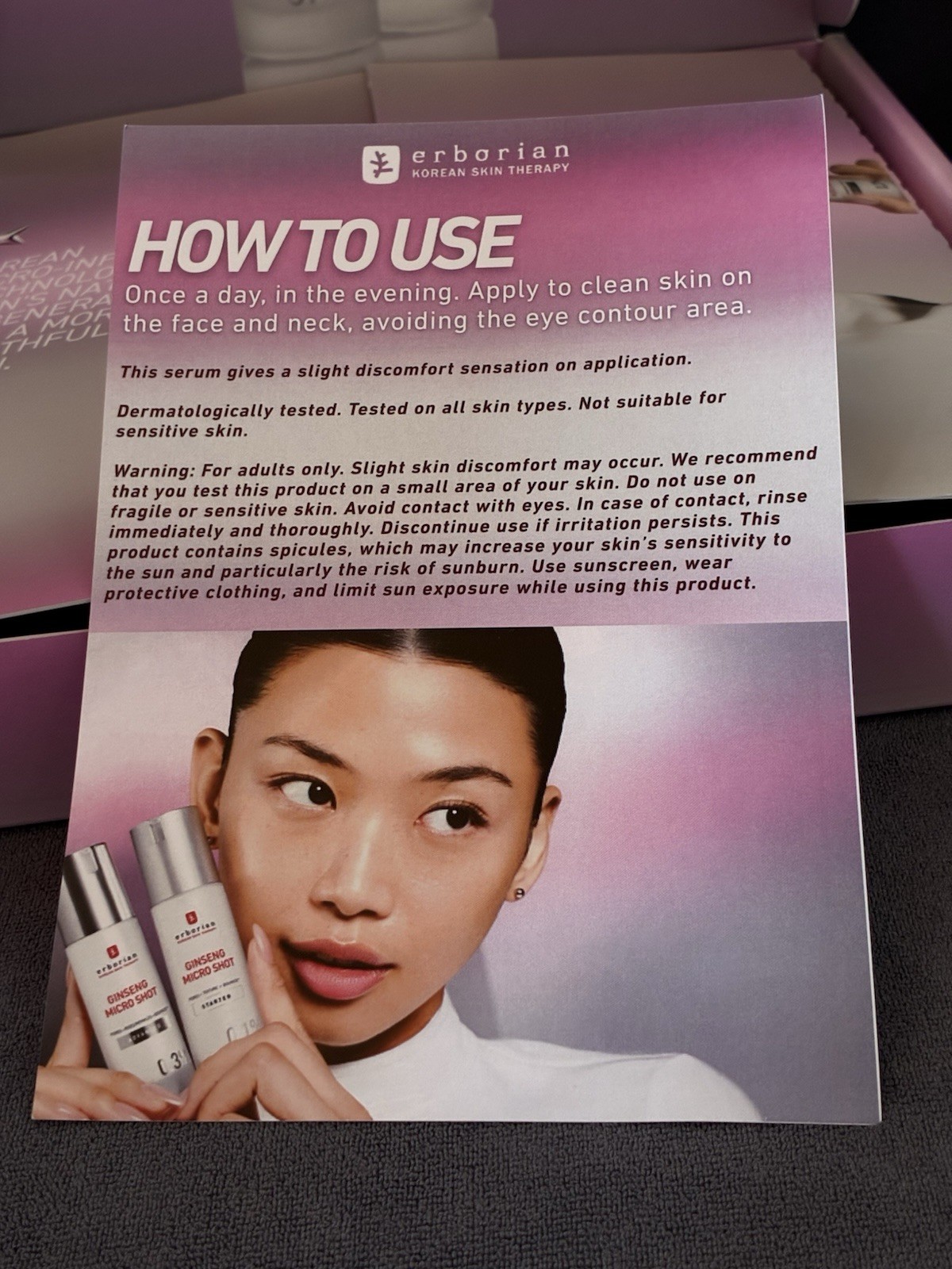 Erborian Ginseng Micro Shot 30ml Starter Set Skin Therapy 0.1 & 0.3 New In Box