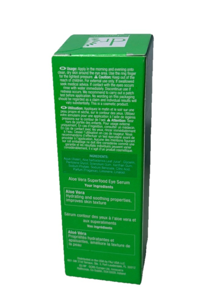 Dr. Botanicals Ao Aloe Vera Superfood Eye Serum (15mL/0.51fl Oz)NEW SHIP 24 HOUR