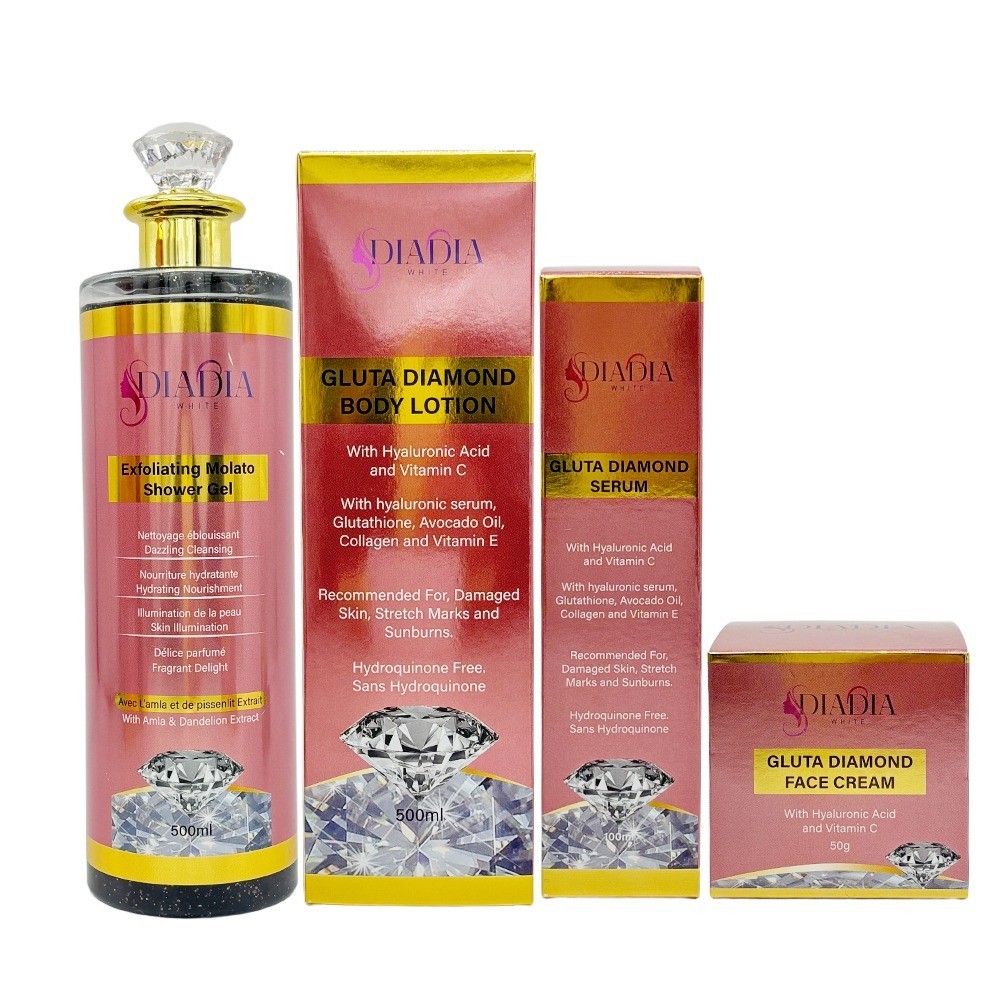 GLUTA DIAMOND MIRACLE SUPER WHITE AND GLUTA COLLAGEN & C CAPSULES Skin Booster