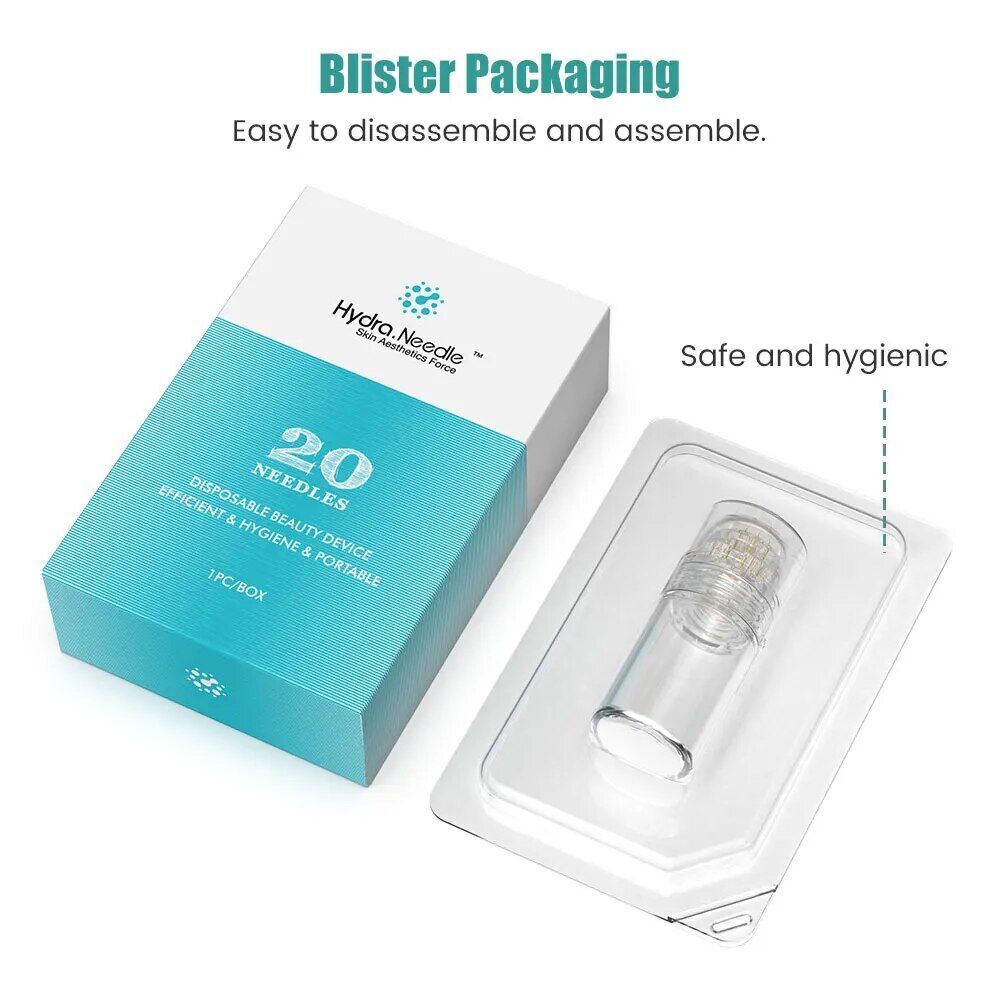 Skin Care Microne-edle Titanium Hydra Ne-edles Gold 20 Ne-edles Serum Applicator