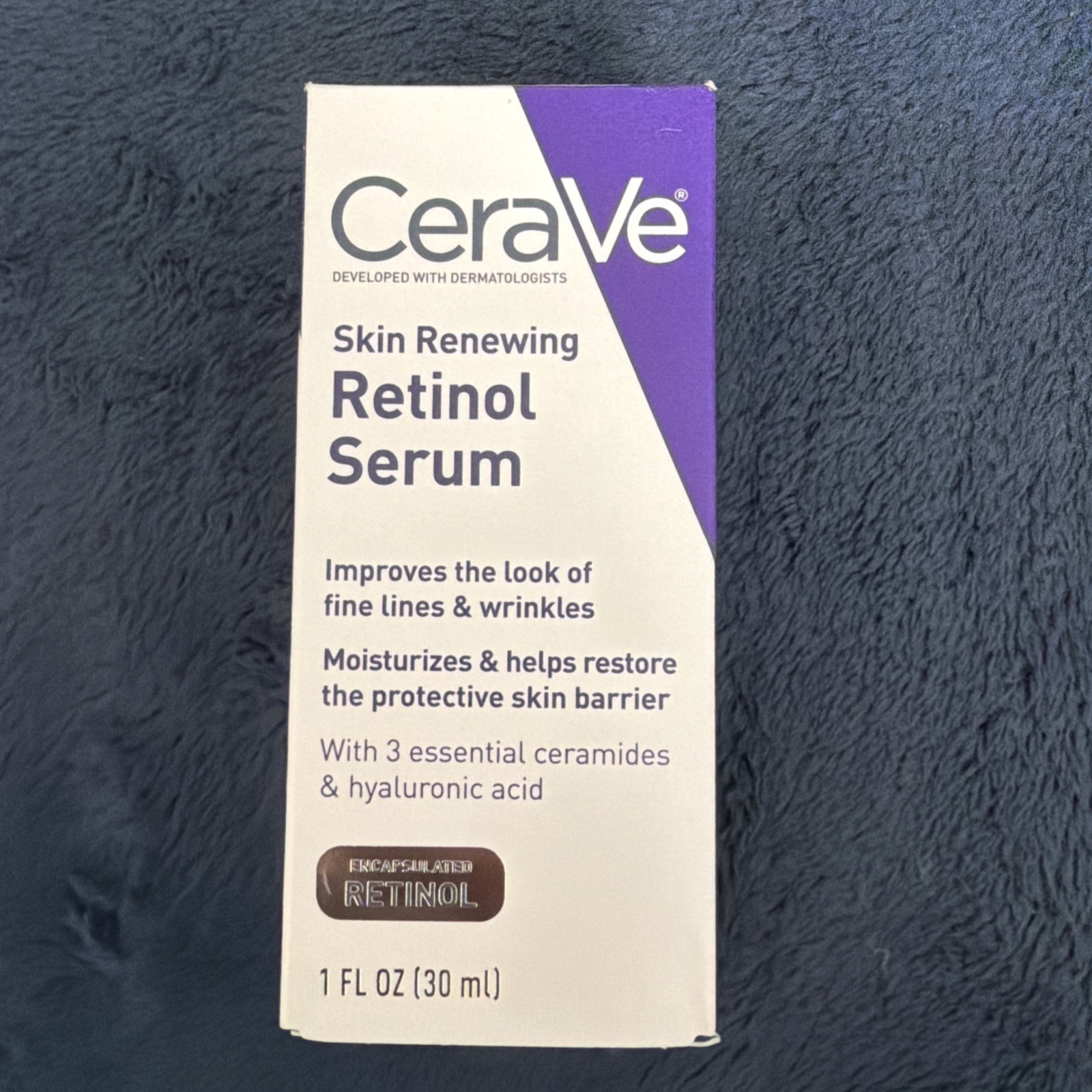 NEW Cerave Skin Renewing Retinol Serum Encapsulated Retinol 1 FL Oz (30 ml)