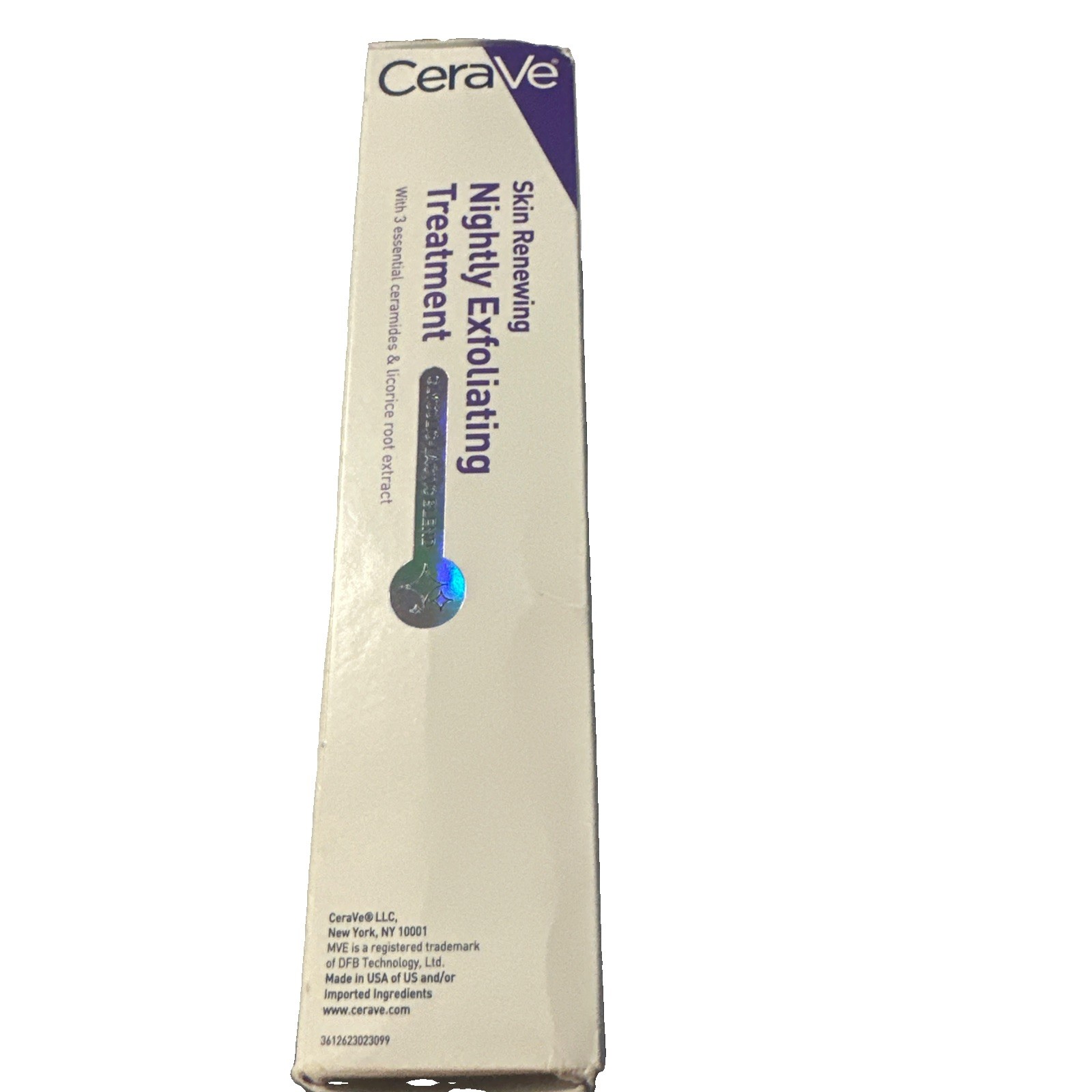 CeraVe Skin Renewing Nightly Exfoliating Treatment Serum 1.7 oz Damaged Box