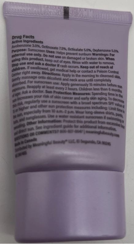 Meaningful Beauty Skin Brightening Decollete Neck Treatment SPF 15 .67 oz Sealed