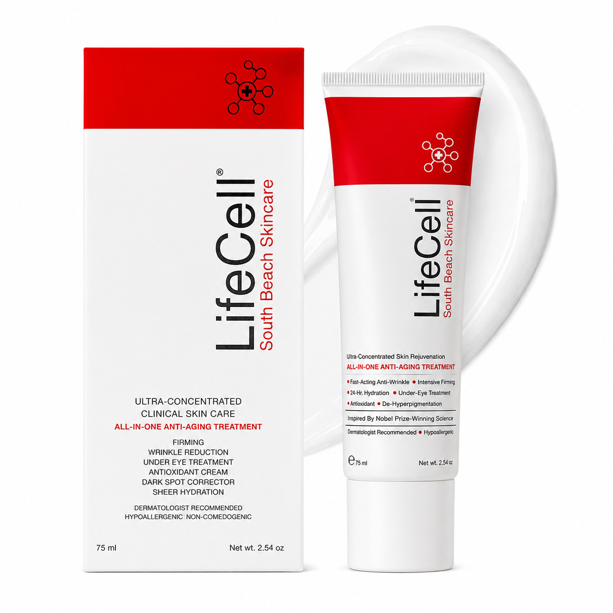 South Beach All-In-One Anti-Aging Treatment, 2.54oz – Firming & Hydrating Care