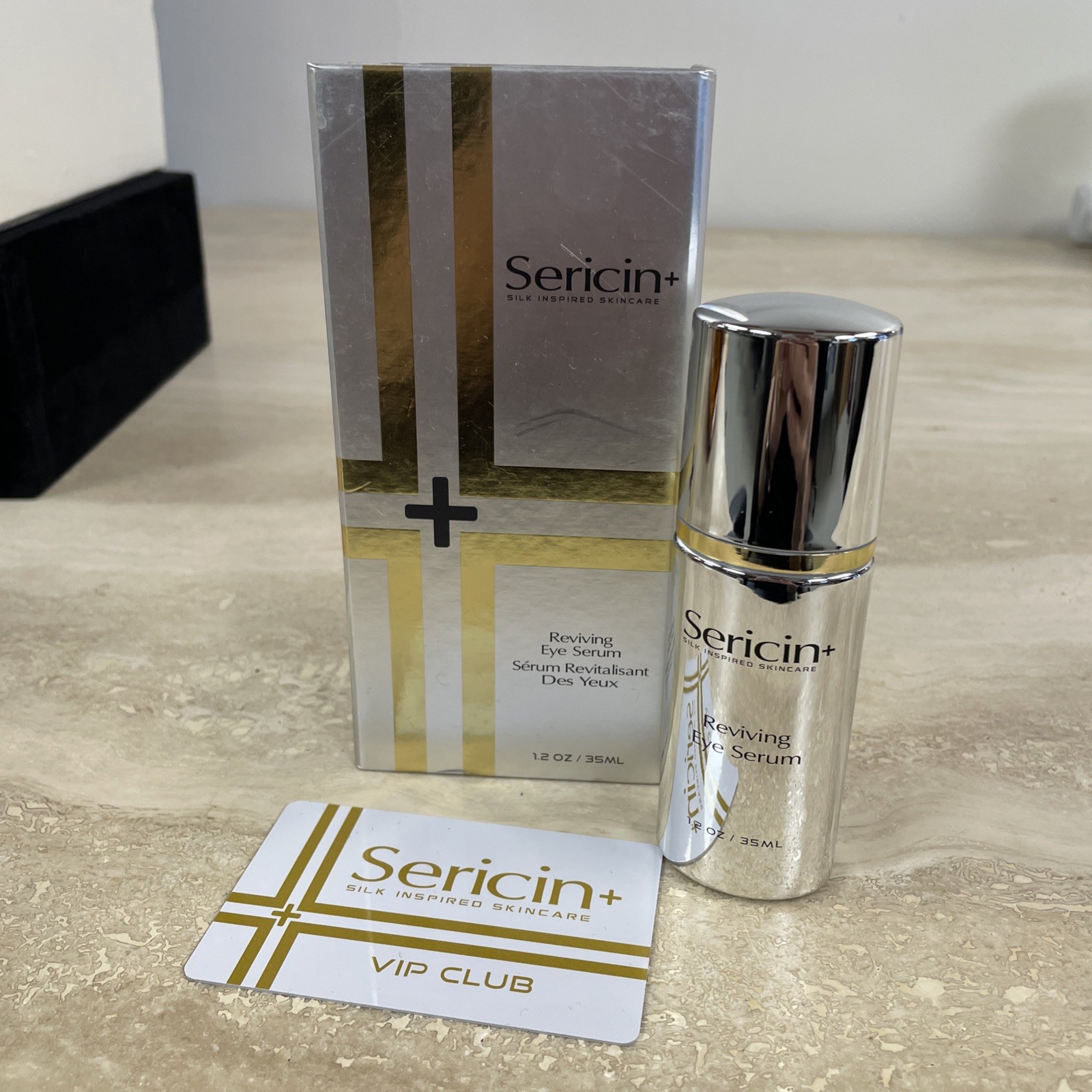 SERICIN+ REVIVING EYE SERUM-SILK INSPIRED SKINCARE-1.2 oz/35 ml-BRAND NEW