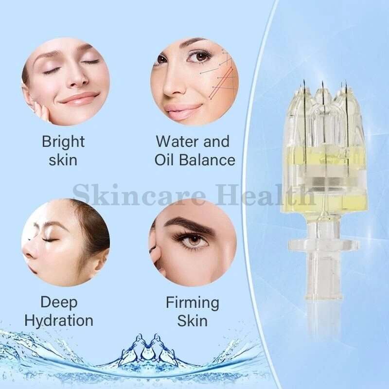 5PCS 5Pin Crystal Multi Cartridges For Water Light Skin Care Tools 32G*1.5mm
