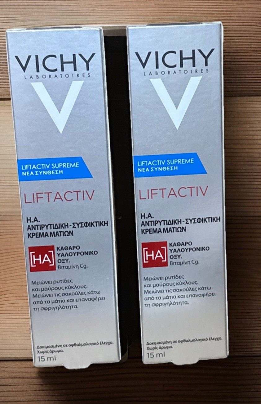 Vichy Liftactiv H.A. Anti-Wrinkle Firming Eye Cream 15 ml EXP 10/2027 Lot of 2!