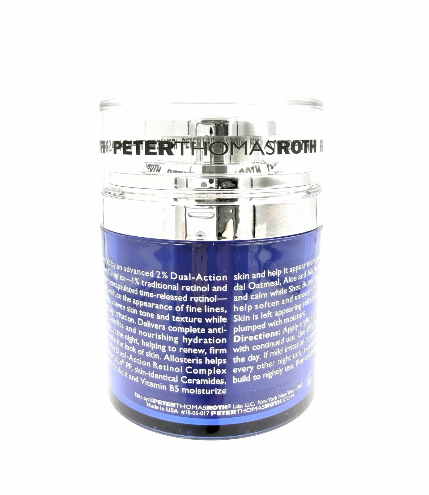 SUPER SIZE Peter Thomas Roth Retinol Fusion PM Moisturizer 2.7 oz 80ml NEW