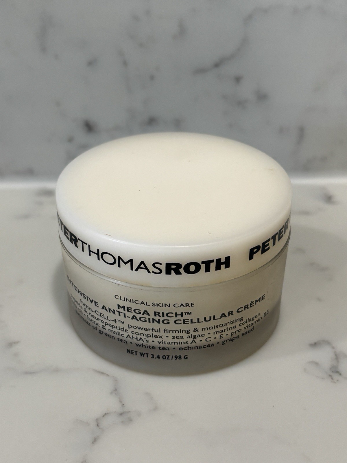 PETER THOMAS ROTH MEGA RICH INTENSIVE ANTIAGING CELLULAR CREME SUPER SIZE 3.4 oz