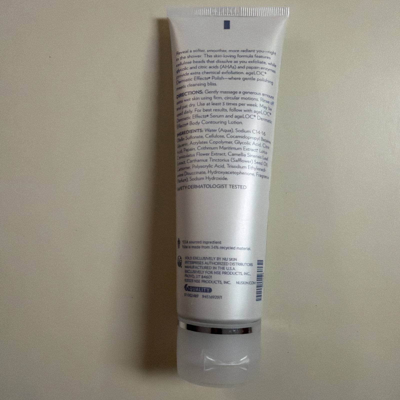 NuSkin ageLoc Dermatic Effects Polish ~ 4.2 fl oz ~ New & Sealed